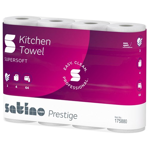 Keukenrollen Satino Prestige 3 laags 26 x 22cm